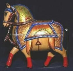 Wooden Painted Horse