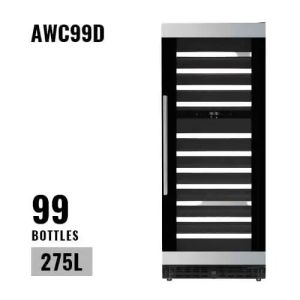 aavta 99 bottles dual zone completely  cooler