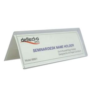 Desk Name Plate Holder