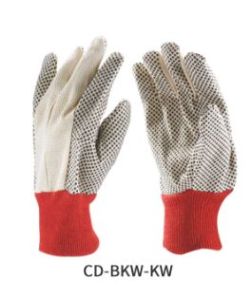 Canvas Dotted Gloves
