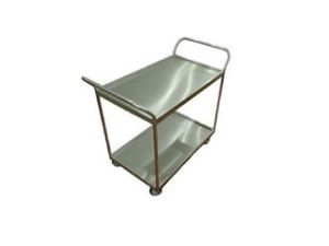 Stainless Steel Double Layer Trolley