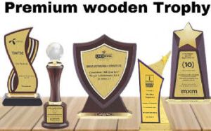 Premium wooden trophies