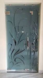 Acid Glass Door