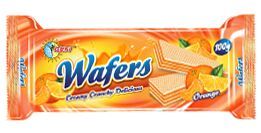 Orange Wafer Biscutis