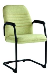 Fabric NonRotatable Visitor Chair
