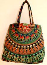 Handmade Girls tote bag