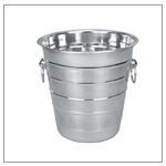 RIBBED CHAMPAGNE  BUCKET