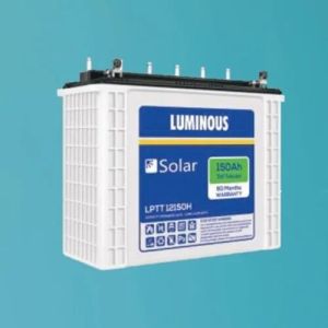 Luminous solar battery