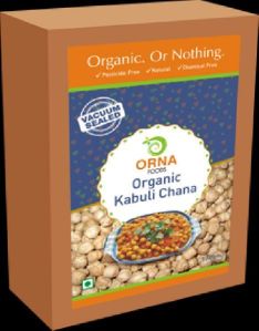 ORNA Organic Kabuli Chana Vacuum Packed 500g