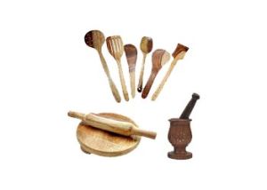 Wooden Kitchen Accessories Set