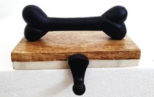 BLACK BONE STOCKING HOLDER