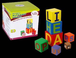 LET'S BUILD - ALPHABET TOWER Educational Toy