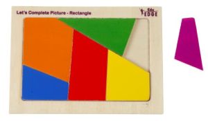LET'S COMPLETE PICTURE - RECTANGLE Educational puzzle Toys