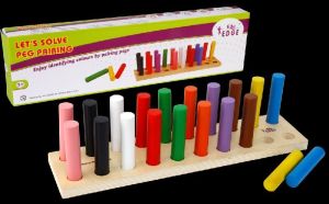 LET SOLVE PEG PAIRING Educational Toy