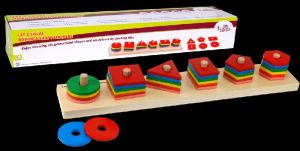 LET'S SOLVE - ADVANCE SHAPES STACKERS Educational Toy