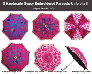 Embroidered Parasol-Umbrella