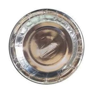 Silver Coated Disposable Paper Plate