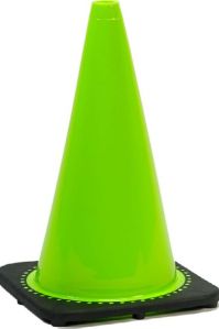 SC-RS70032C-LIME - JBC 28" Fluorescent (lime) Standard Traffic Cone