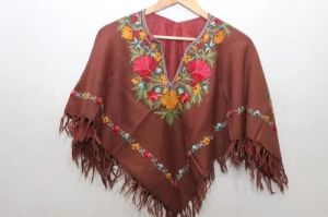 Ladies Embroidered Poncho