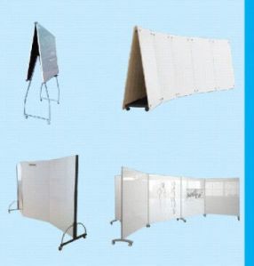 Partition board with revolving stand