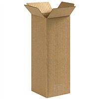 4 X 4 X 10 TALL CORRUGATED BOXES