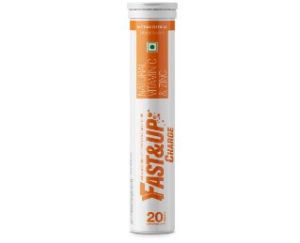 Fast&Up Charge - Tube of 20 Tabs - Orange Flavour