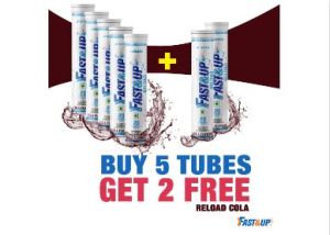 Fast&Up Reload - Bundle of 7 Tubes (Cola Flavour)