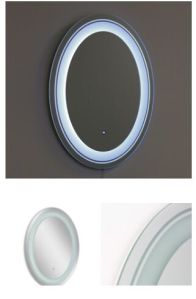 LED FROSTED OVAL MIRROR