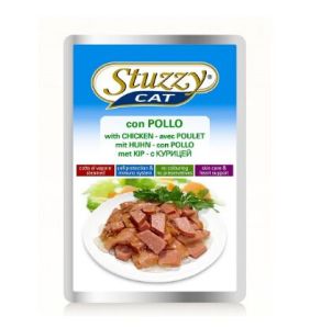 Stuzzy Cat Pouch Chicken food