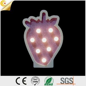 Colorful Fruit Wooden LED Child Bedroom Tabletop Eastern Lighting