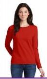 Ladies Cotton Long Sleeve T-Shirt