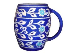 Blue Pottery Beer Mug