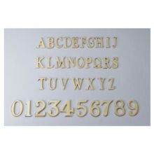 Heavy Duty Brass Door Numerals