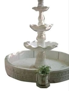 Marble outdoor fountain