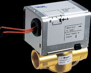 AC02 Intelligent Buildings Electric 2 Way Brass Motorized Valve