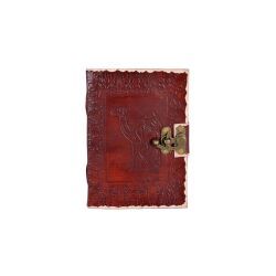 Camel Printed Leather Notebooks