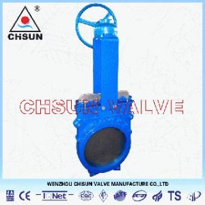 Casting Iron Bevel Gear Knife Gate Valve DN50-DN1000