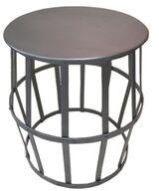 Vintage Rustic Metal Side Table