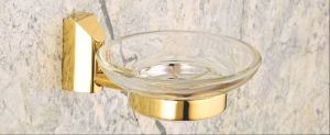 Decor Bath Glass Soap Dish
