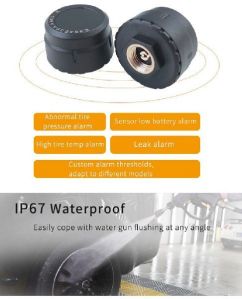 Bluetooth Tire Pressure Monitoring System TMPS With US CPU, Wireless Control