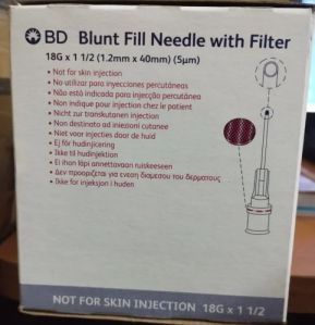 BD Blunt Fill Needle Filter