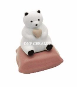 Bear Shape Ceramic Car Aroma Oil Diffuser
