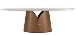 TWIGGY LEATHER DINING TABLE