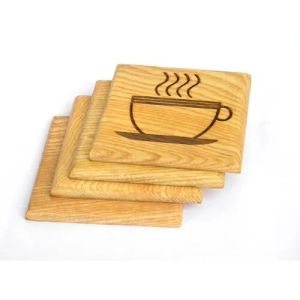 Wooden Tea Coaster