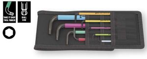 Wera 950/9 Hex-Plus Multicolour Imperial 1 L-key set, imperial, BlackLaser