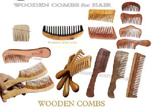 Brown Wooden Comb