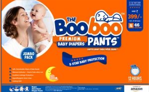 Cotton Small Booboo Baby Diaper Pants, Packaging Size: 46 Diapers, Packaging Type: Packet