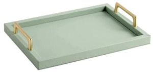 Marley Modern Teal Green Tray