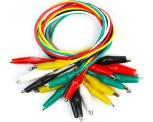 Double Ended Crocodile Clips Cable Alligator Clips Wire Testing Wire - Multi Color