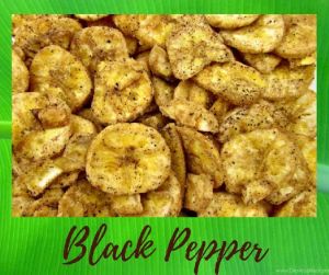 Black Pepper flavour banana chips